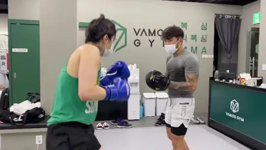 [19.11.2020]  Jay Park  boxing w/ MMA/UFC Fighter Seo Jinsoo