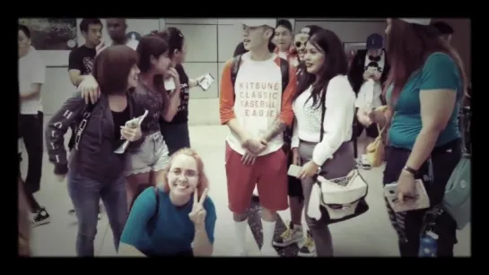 [9.09.2015] Jay Park at LAX with AOMG Family