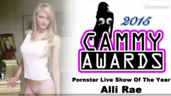 Alli Rae - Pornstar Live Show Of The Year @ Cammy Awards 2015 (29.01.2015)