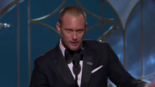 Alexander Skarsgård Wins Best Supporting TV Actor at the 2018 Golden Globes