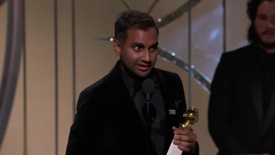 Aziz Ansari Wins Best Actor in a TV Series, Comedy at the 2018 Golden Globes