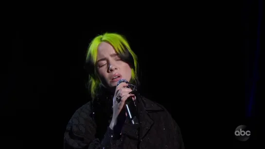 Oscars 2020 In Memoriam Billie Eilish Performance