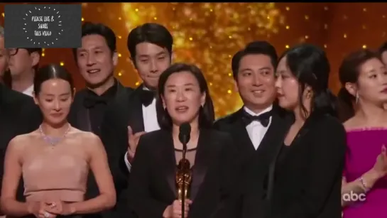 Best Picture  Parasit  Kwak Sin-ae and Bong Joon-ho  92nd Academy Awards