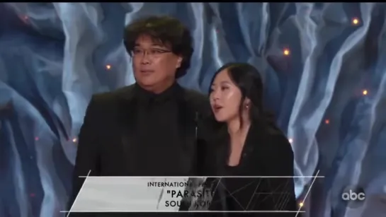 Best International Feature Film  Parasite (South Korea) in Korean  Oscars Awards 2020-Bong Joon-ho