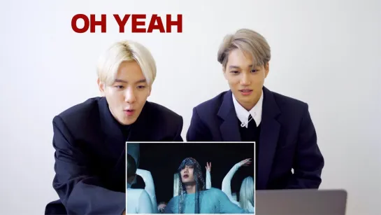 [ПЕРЕВОД] 카이 음 (Mmmh) MV Reaction (feat.BAEKHYUN)