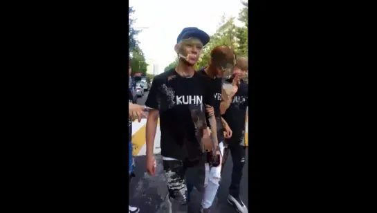 150904 Прибытие на Music Bank