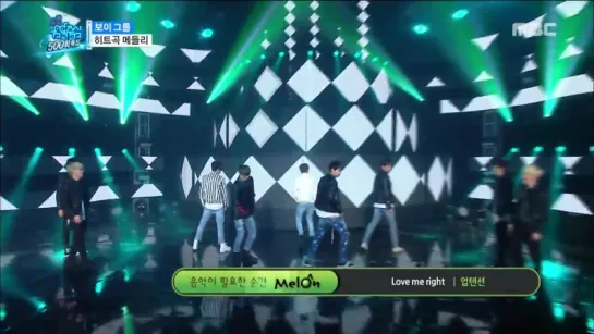 [RAW|VK] UP10TION - Boy group medley @ Show Music core 160416