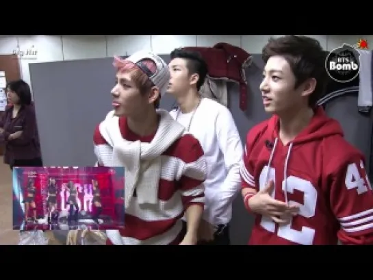 Bangtan Boys танцуют вместе с miss A!