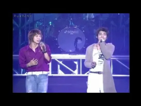 DBSK - Max Changmin & Micky Yoochun - I knew I loved You Rising Sun Showcase Live 2005