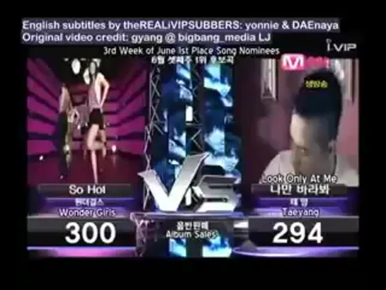 [LIVE] (6192008) M Countdown - Taeyang Winning #1[English Subbed]