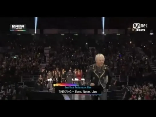 141203 TAEYANG (태양) - Best Male Artist Award