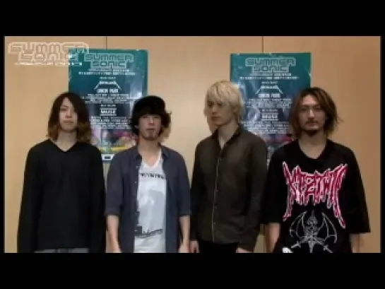 ONE OK ROCK: Message for Summer Sonic 2013