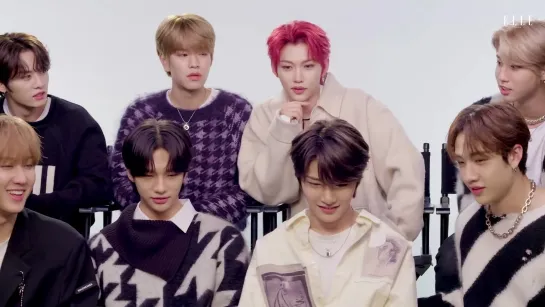 [200221] Stray Kids » Game of Song Association » ELLE