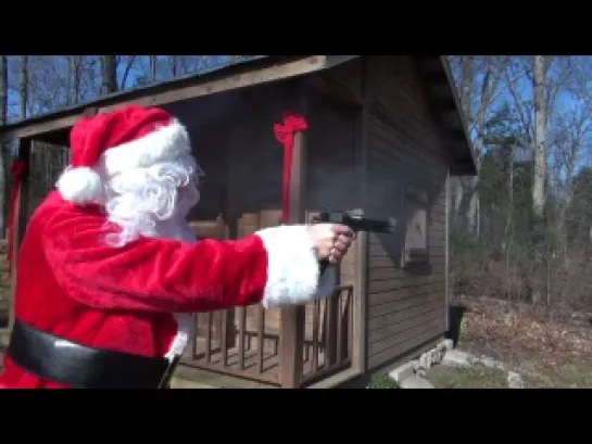 Santa Claus Plays "Jingle Bells" with the Colt 1911