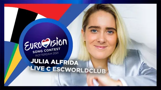 LIVE: Интервью с Julia Alfrida (Melodifestivalen 2021)