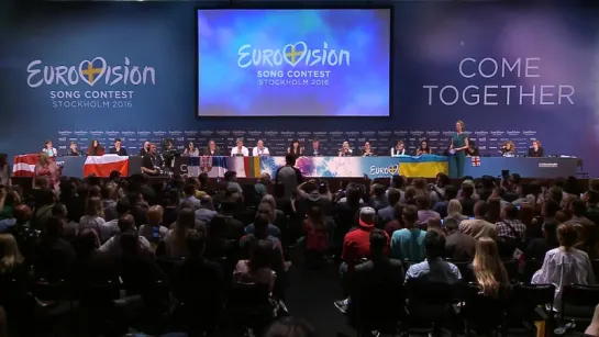 HD Eurovision Song Contest 2016 - Semi-Final 2 - Qualifiers Press Conference