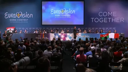 HD Eurovision Song Contest 2016 - Semi-Final 1 - Qualifiers Press Conference