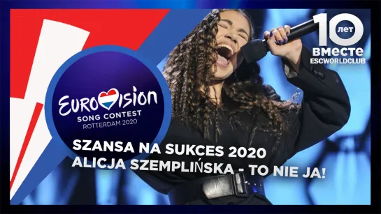 Alicja Szemplińska "To nie ja!" (Live @  Szansa Na Sukces 2020 - Semi-final 2)