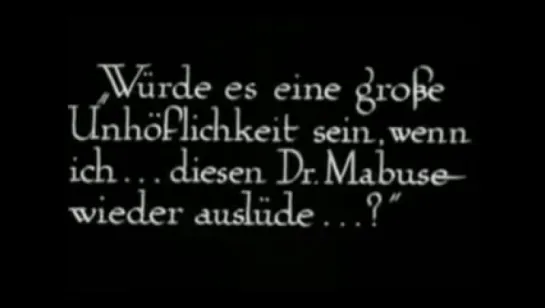 Доктор Мабузе, гений игры / Dr. Mabuse, der Spieler - Ein Bild der Zeit (1922)