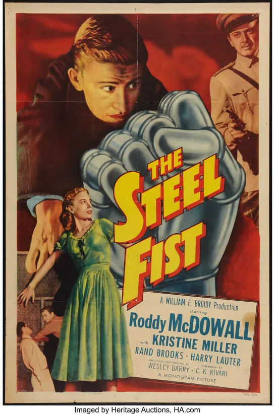 The Steel Fist (1952) -720p- Roddy McDowall, Kristine Miller, Harry Lauter