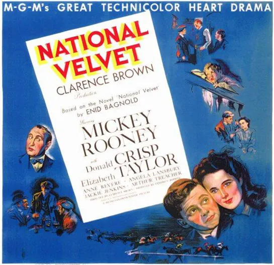 National Velvet (1944) Elizabeth Taylor, Mickey Rooney, Donald Crisp