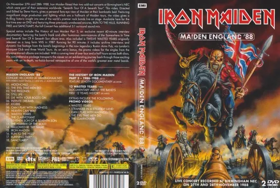 IRON MAIDEN "Maiden England '88" \ The History Of Iron Maiden. ,,OBMOROCK,,