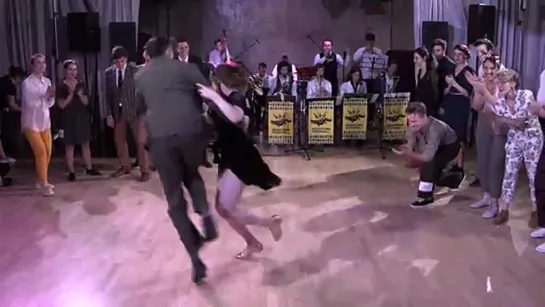 Lindy Hop Advanced MixMatch Final Jam at Russian Swing Dance Championship 2019