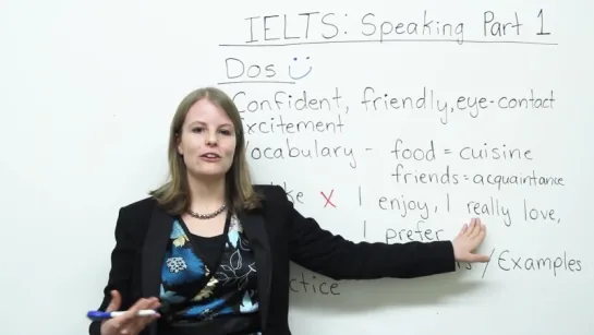 IELTS Speaking Task 1 - How to get a high score