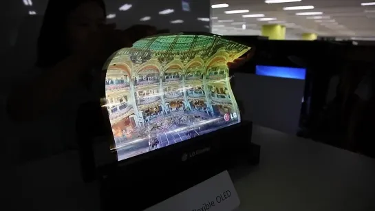 18-inch Flexible OLED Panel(www.lgdnewsroom.com)