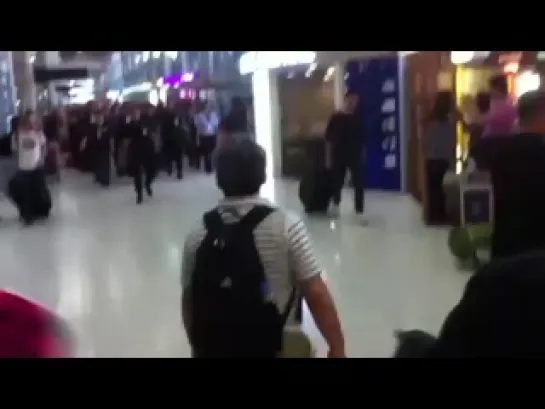 2013.03.16 Junnosuke Taguchi (KAT-TUN) - In Bangkok Suvarnabhumi Airport