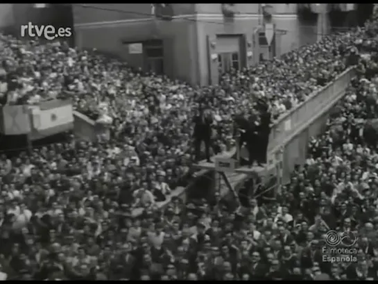 La visita de Franco a Berga año 1966 Apoteosis en Berga