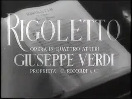 *Дж. Верди "Риголетто / Rigoletto" (1946)