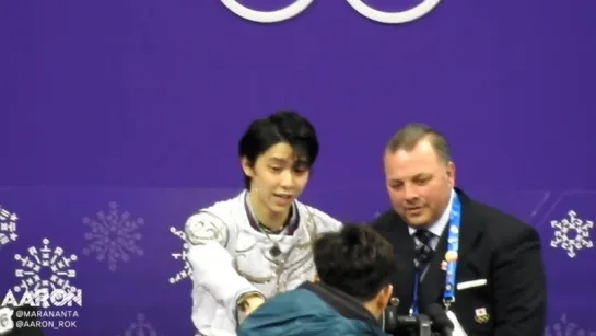 Yuzuru Hanyu Kiss&Cry Fancam - OG 2018