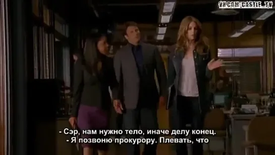 Castle Season 4 Bloopers [Rus sub]