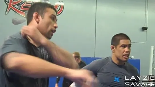 Fabricio Werdum (sparring with Syar Bahadurzada)