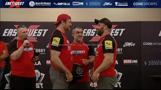 East vs West 10 Press Conference. Devon Larratt vs Denis Cyplenkov.