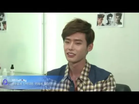 [Cheer] Lee Jong Suk - Interview @ KBS one-act drama