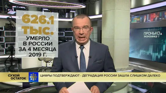 Юрий Пронько_ Цифры подтверждают - деградация России зашла слишком далеко