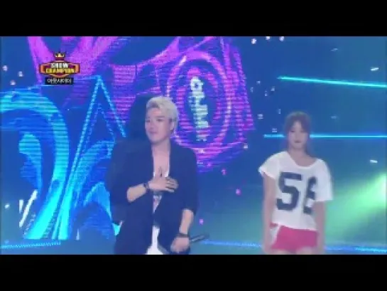 130807 Outsider - Bye U (Feat. KangNam of M.I.B) (Show Champion)