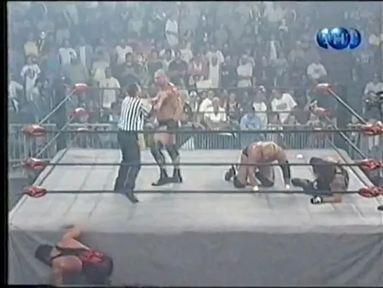 WCW: Nitro / Goldberg and Sting Vs. Sid Vicious and Rick Steiner / 1999/08/02 (Канал ТНТ)