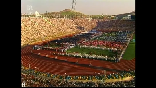 Olympische Spiele München 1972 - Eröffnungsfeier. Открытие Олимпиады в Мюнхене.