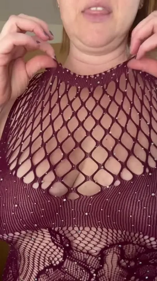 Fishnet Dresses ｜ Fit and Feel Review in 4K ｜ Natural Curvy Body