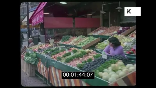 Drive Through 1970s Paris Streets, France in HD from 35mm