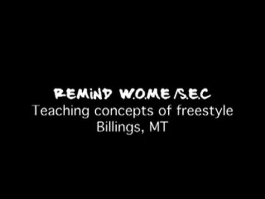 BBOY ReMinD teaching in Montana