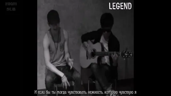 [HIGH SUB] 전설 Listen & joe Project Part 3 (Guy Sebastian) - Angels Brought Me Here Cover. (рус. саб)