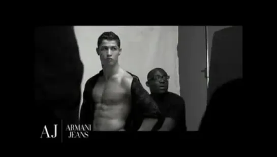 Съемки рекламы ARMANI with RONALDO