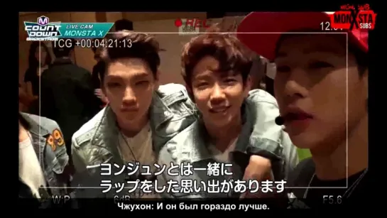 [HIGH SUB] 150626 M!Countdown BTS - High4 cut (рус. саб)