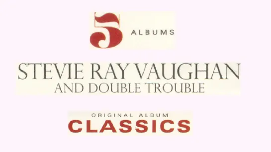 Stevie Ray Vaughan  and Double Trouble - Albums Collection