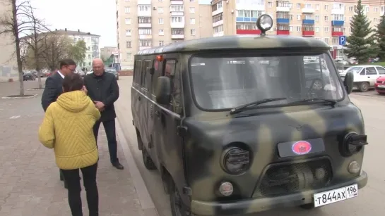 В зону специальной военной операции из Каменска-Уральского отправился санитарный уазик