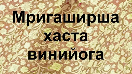 Винийога Мригаширша хаста на русском - mrigachirsha hasta viniyoga bharatanatyam от Divadance